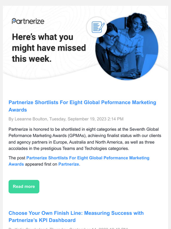 Partnerize Shortlists For Eight Global Peformance Marketing Awards