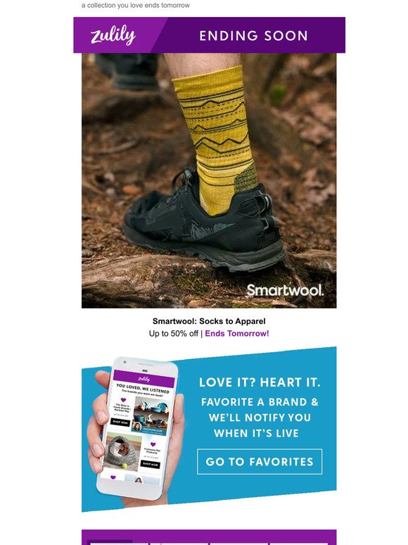 Smartwool: Socks to Apparel ends soon!