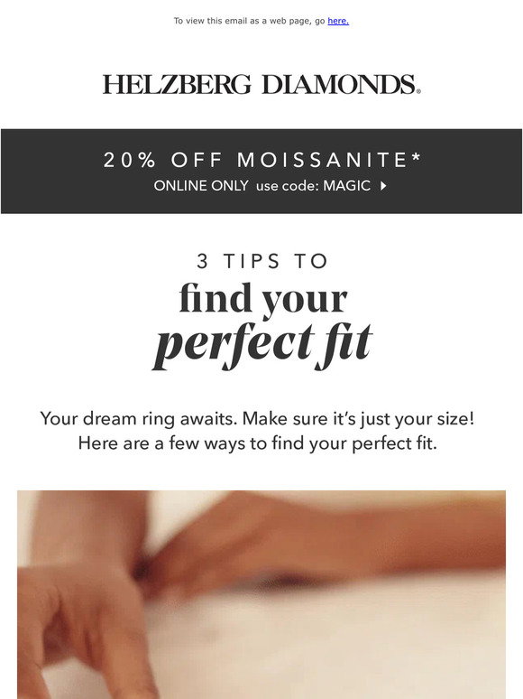 Helzberg Diamonds 3 tips to find your correct ring size 💍 Milled