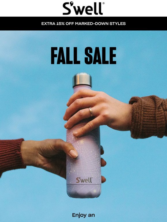 Fall Sale Is HERE: Extra 15% Off Already Marked-Down Styles