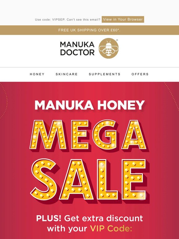 Manuka Mega Sale📣 Extra code inside 👀