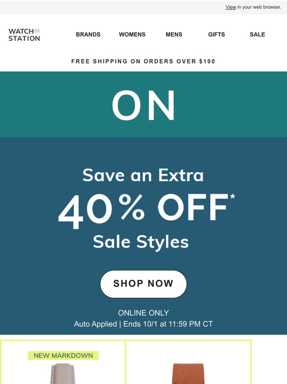 INSIDE: Extra 40% Off Sale!