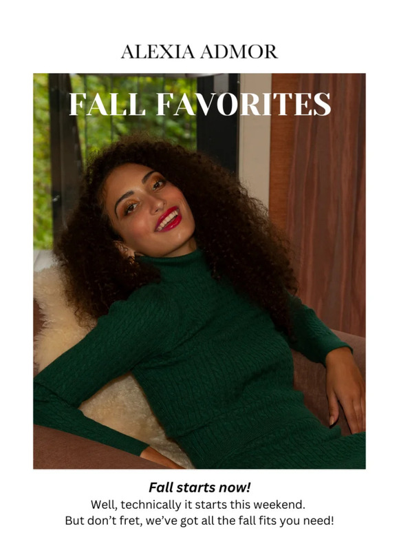 FYI, Fall Starts This Weekend 📆