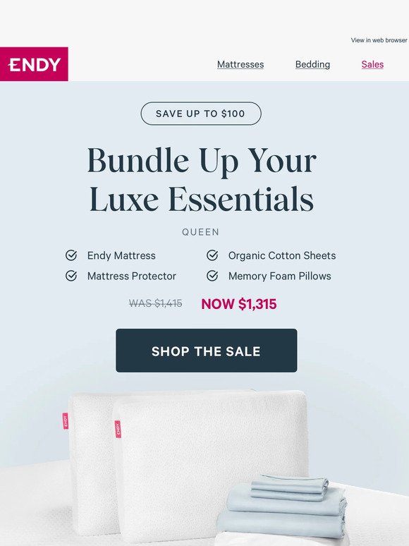 Refresh your sleep with $100 off 🌙