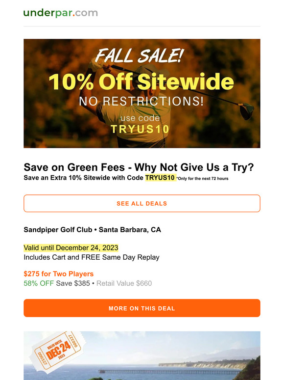 Ready to Tee Off? Exclusive discount just for you!