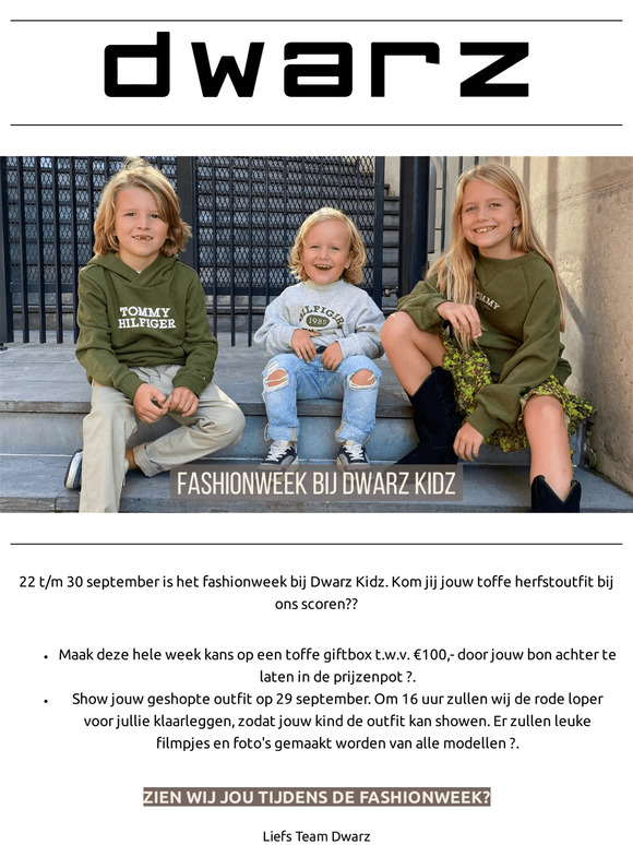 KOOPZONDAG EN FASHIONWEEK WINACTIE 👗👕