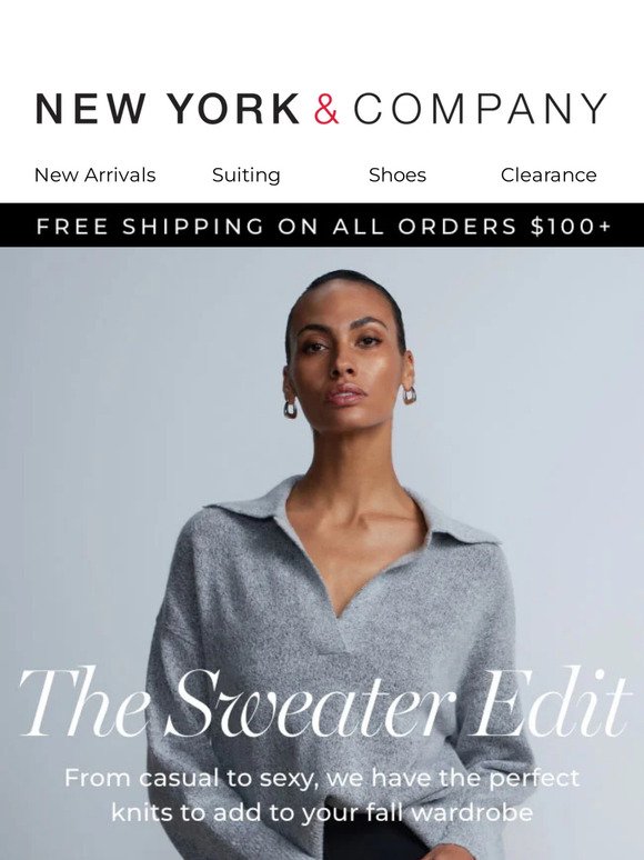 The Sweater Edit: New Knits 40% Off or More!