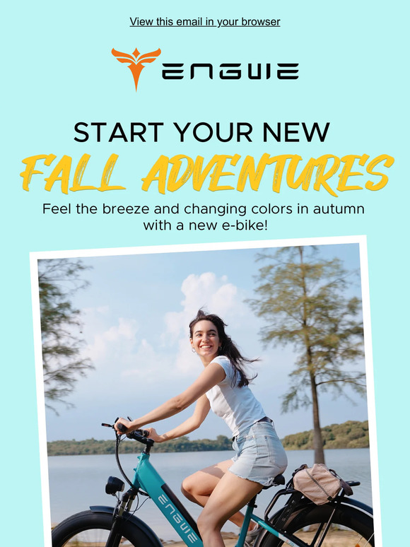 🍂Autumn Adventures: Explore Fall Foliage with the E26 Ebike.  
