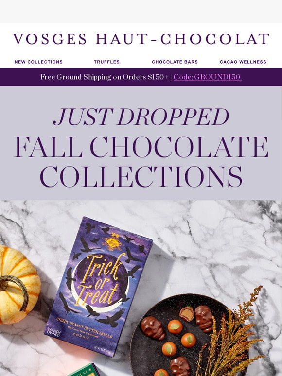 JUST DROPPED 🍂 New Fall Chocolate Collections