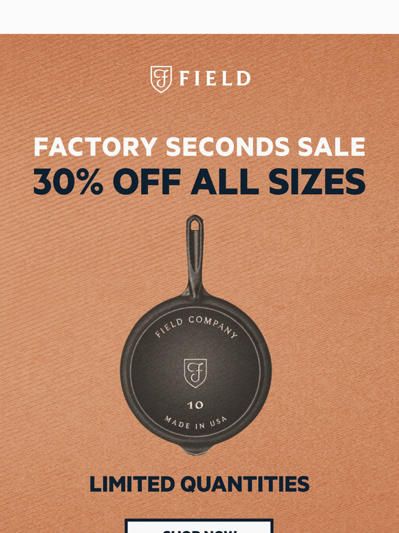 Surprise! Factory Seconds Are Here!