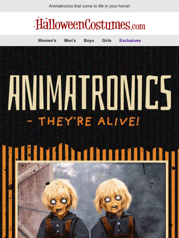 Come see what's moving and shaking this Halloween.