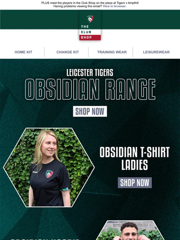 The Club Shop  Leicester Tigers