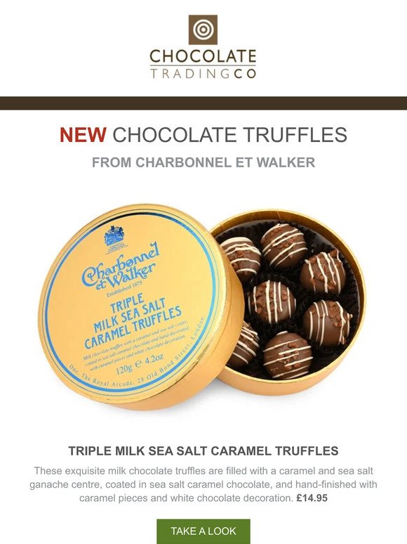 New Chocolate Truffles & Bars - Just released!