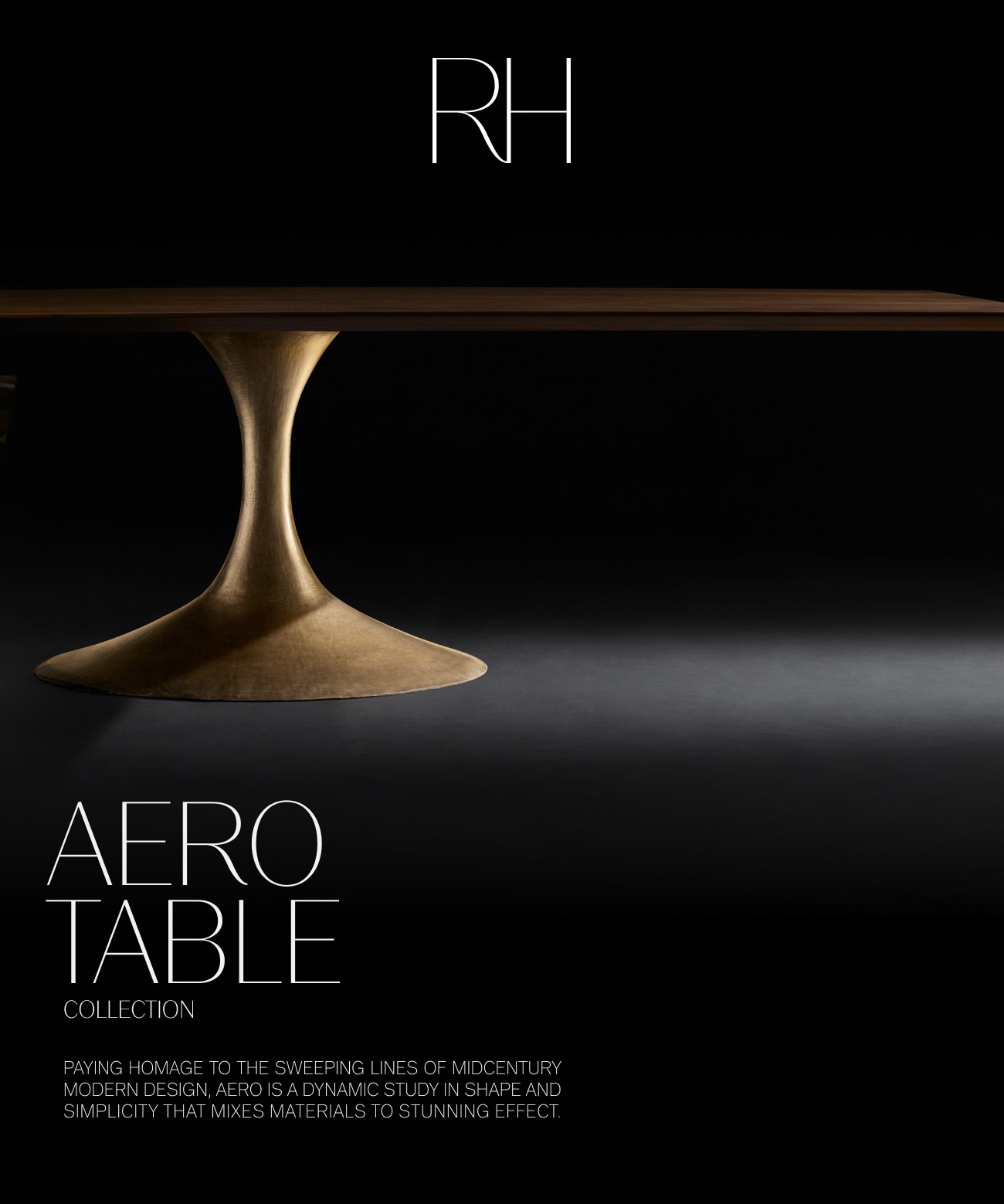 Restoration Hardware The Aero Dining Table. Iconic Midcentury Design