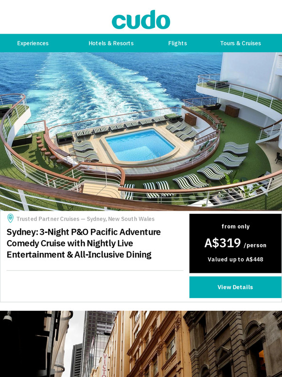 We have your next holiday right here! Choose from P&O Cruise, Melbourne, Bali or Blue Mountains