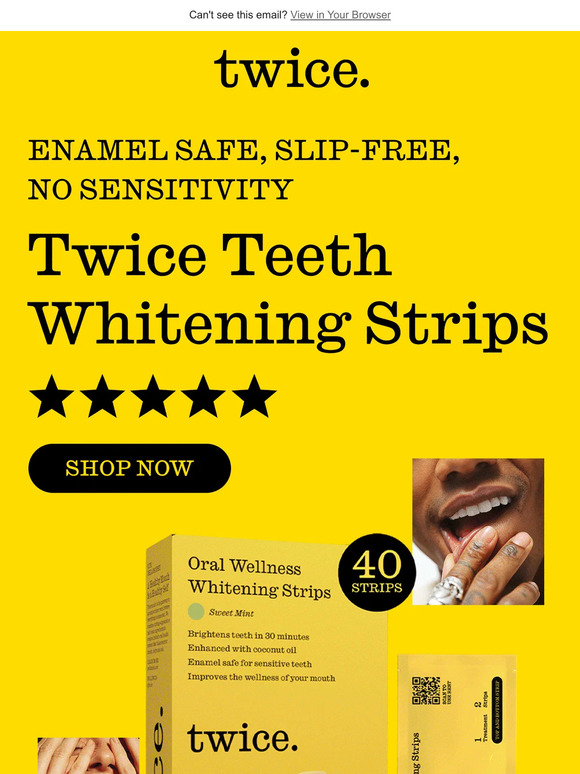 The #1 Teeth Whitening Strips on the Market 🥇