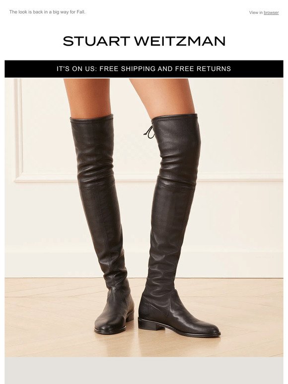 It's High Time for Over-the-Knee Boots