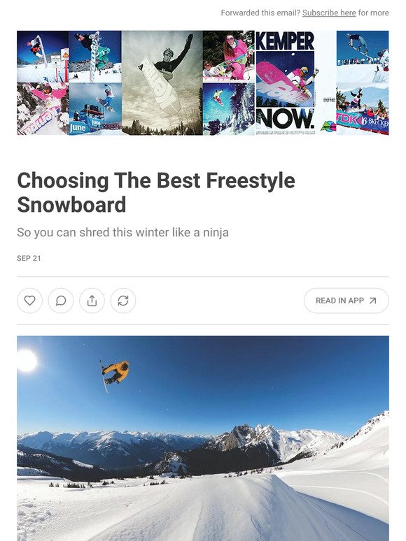 Choosing The Best Freestyle Snowboard
