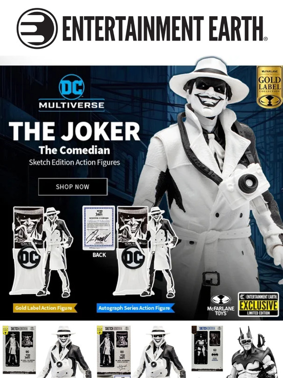 Look Here! New Autograph & Gold Edition Joker Figs