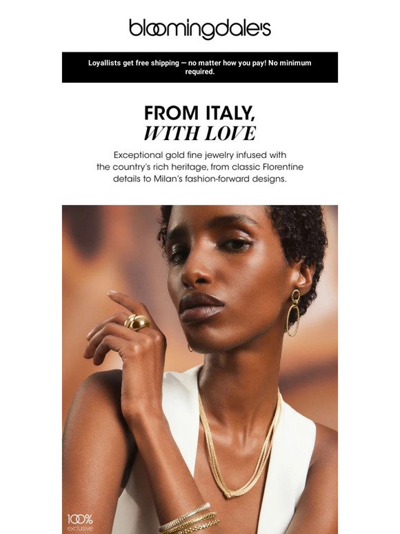 Gold fine jewelry: The Italy Edit
