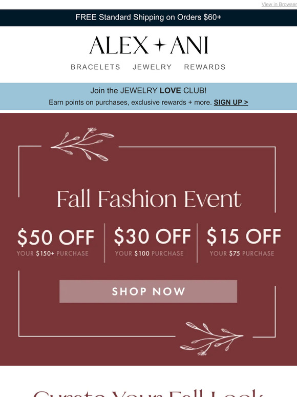 STARTS NOW 💫 The Fall Fashion Event
