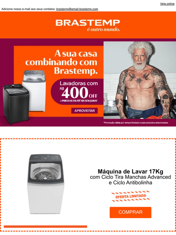 As melhores máquinas de lavar com os melhores descontos 🧺