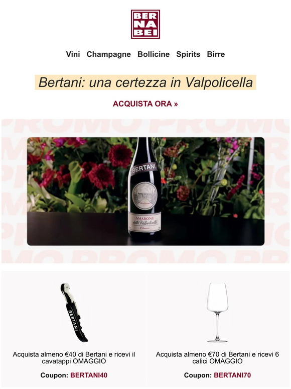 Valpolicella 🍷 6 calici OMAGGIO