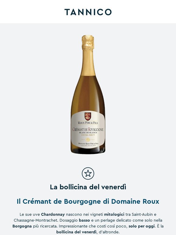 Crémant de Bourgogne a 17.70 euro: buon venerdì 😊