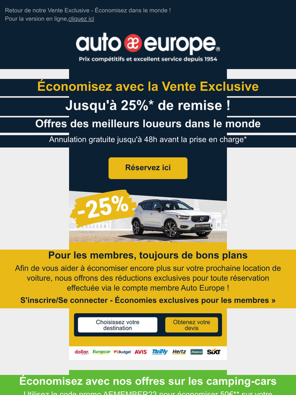 Vente Exclusive ! Économisez jusqu'à 25%