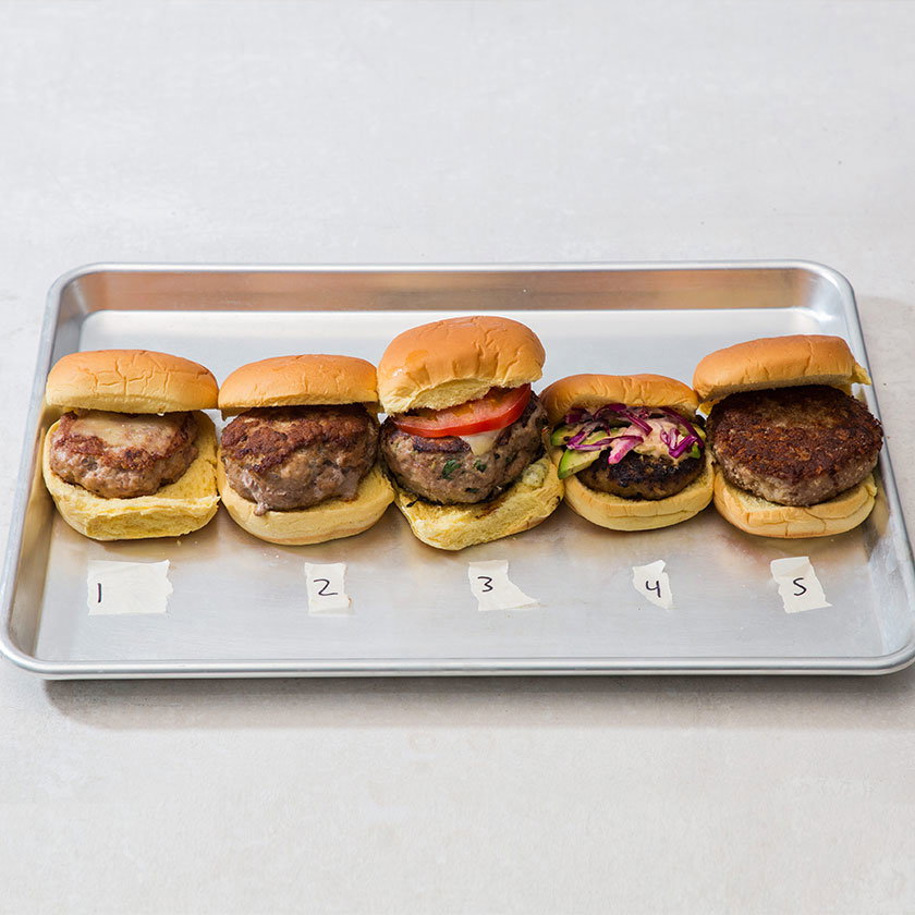 Five Recipe Test of Turkey Burgers