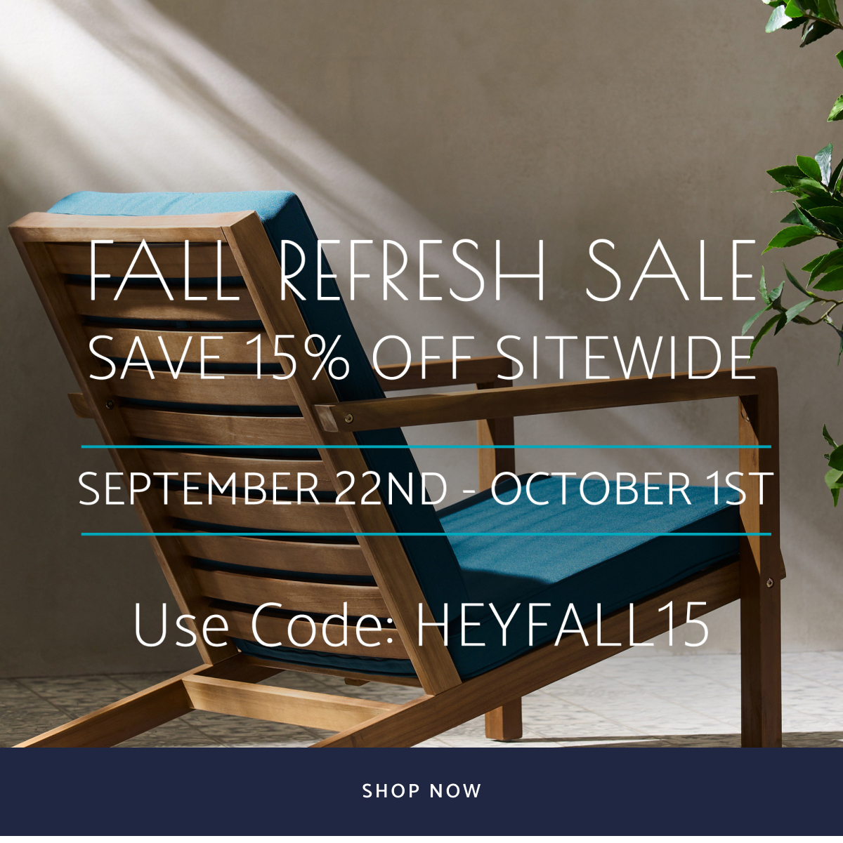 FALL REFRESH SALE 