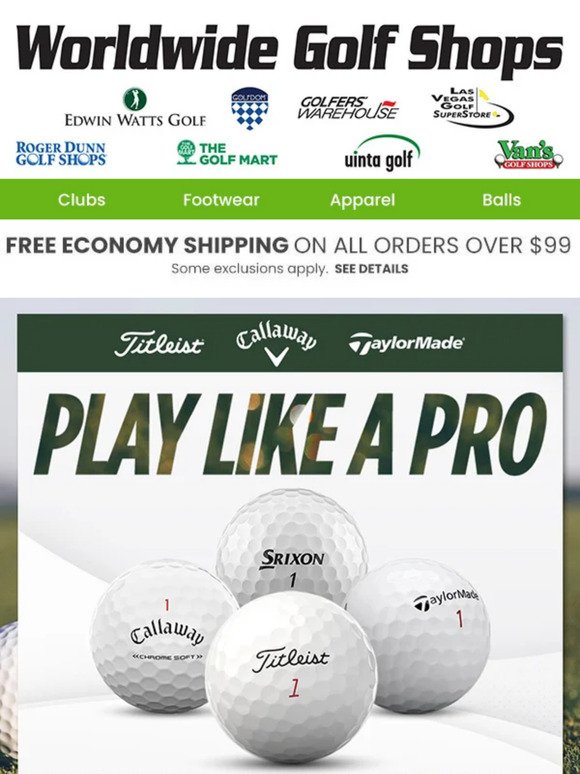 Reload Your Golf Ball Supply Today!