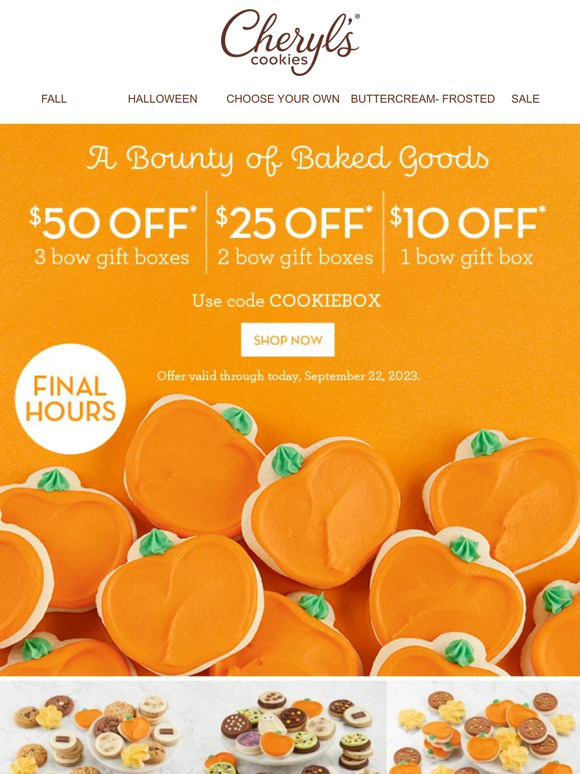 It’s time! Final hours for up to $50 off.