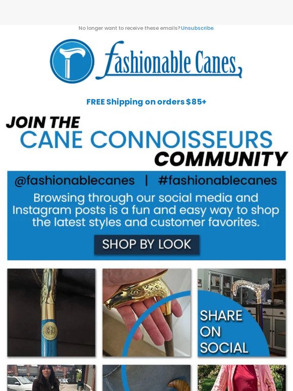 Join Our Fashionable Canes Community: Discover Customer Favorites!