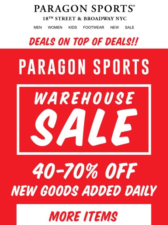 More Markdowns Daily! Plus New Deals Added! 🚩THE WAREHOUSE SALE