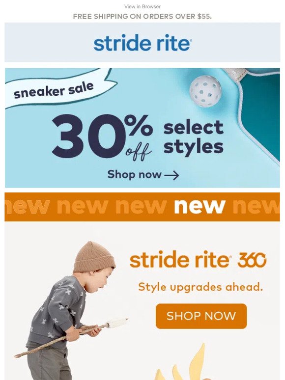 ⚠️ NEW STRIDE RITE 360 IS HERE! ⚠️