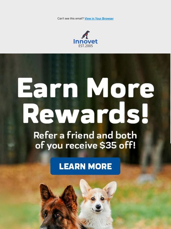Share the Love: Get $35 Off with Our Enhanced Referral Program!  🐶