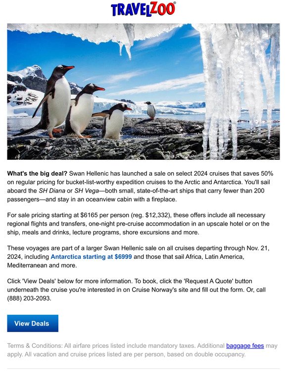 50% off—Luxury Artic & Antarctica expedition cruises in 2024