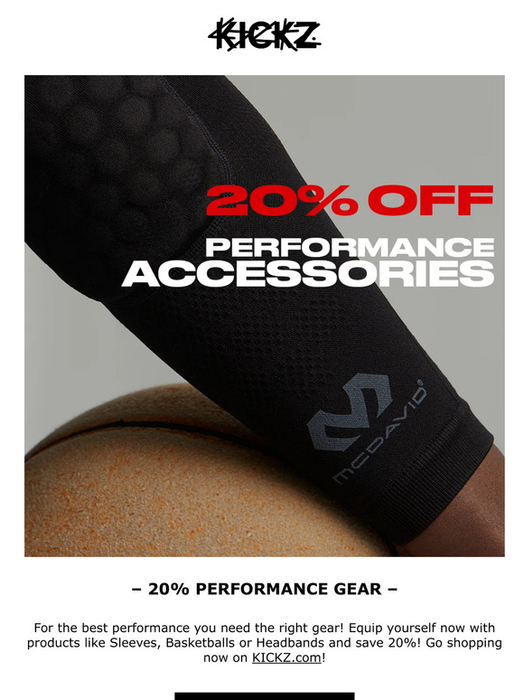 Hey , get 20% off basketball performance gear!