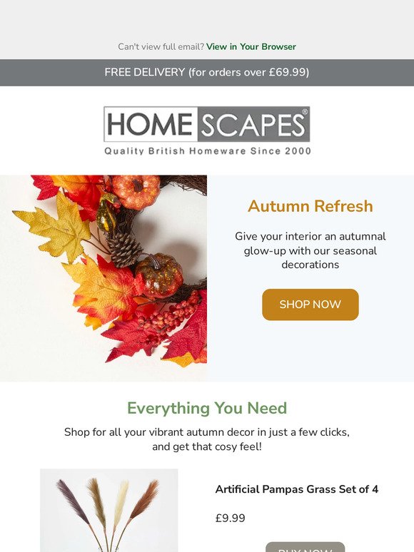 Refresh Your Home for Autumn 🍂
