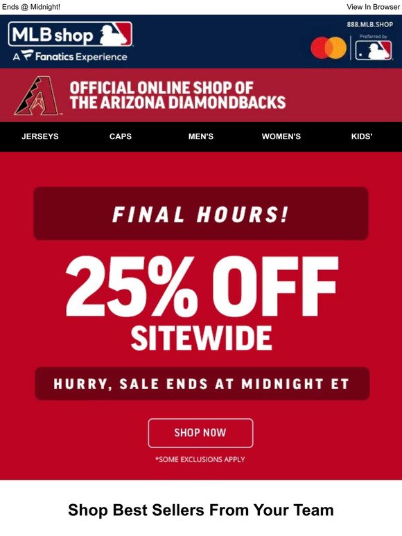 Shop MLB.com: NOW LIVE: Up To 65% Off Fall Savings Event