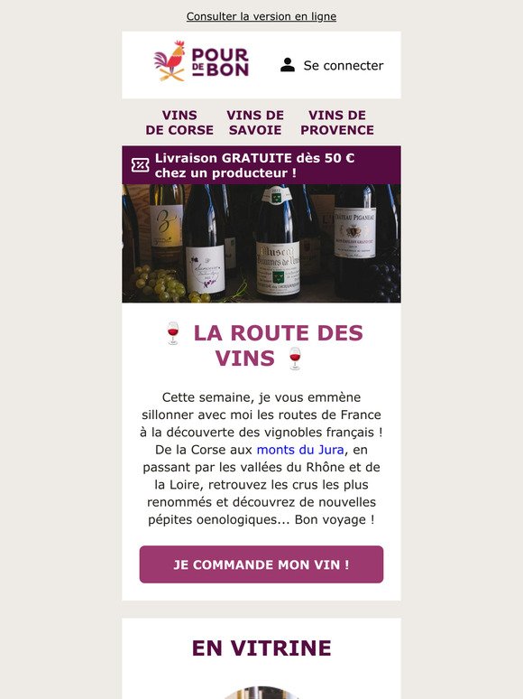 🍷 La route des vins 🍷