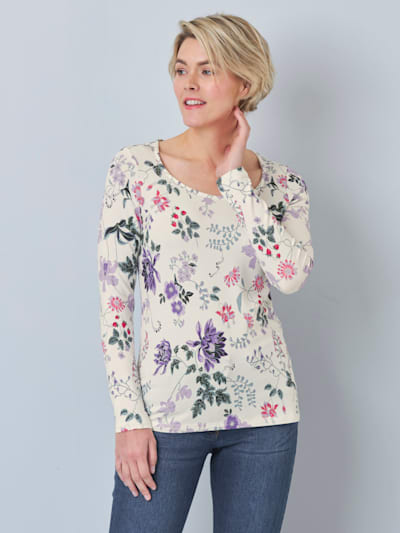 Shirt mit floralem Druck