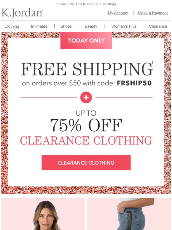 Clearance + Free Shipping = Unmissable Savings!