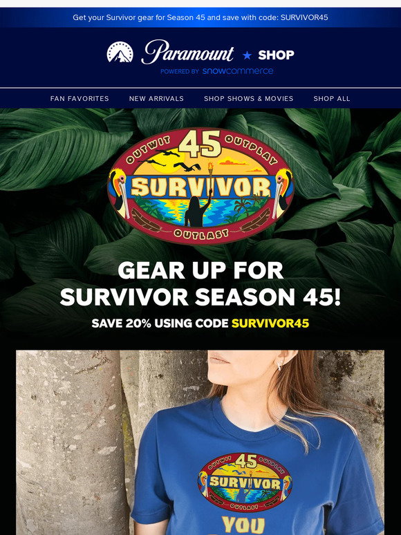 Survivor Season 45 Customizable Team T-Shirt – Paramount Shop