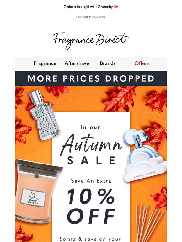 Spritz to Savings With 10% Off Autumn Sale