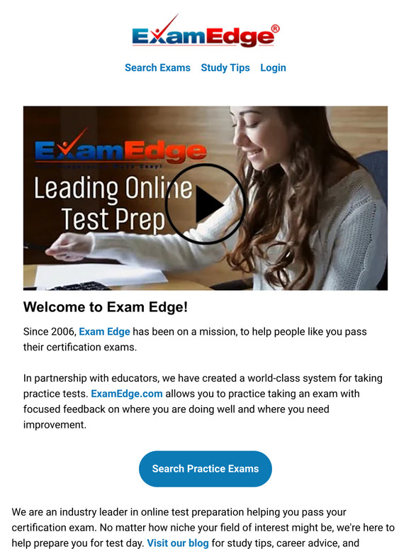 Welcome to Exame Edge