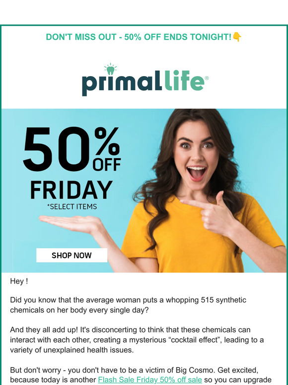 🎉 Flash Sale Friday - Get 50% Off Today Only!