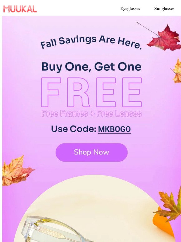 🍂 Fall into Savings: Buy 1 Get 1 Free🍁