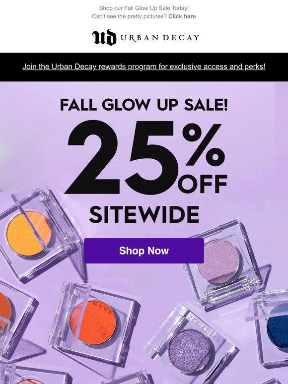 25% OFF Liners, Shadows, Mascara, & MORE!